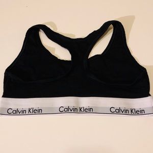 Calvin Klein Black Modern Cotton Bralette